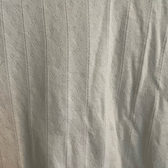 Rag & Bone Jean Cropped Pointelle Tee - Picture 2 of 2